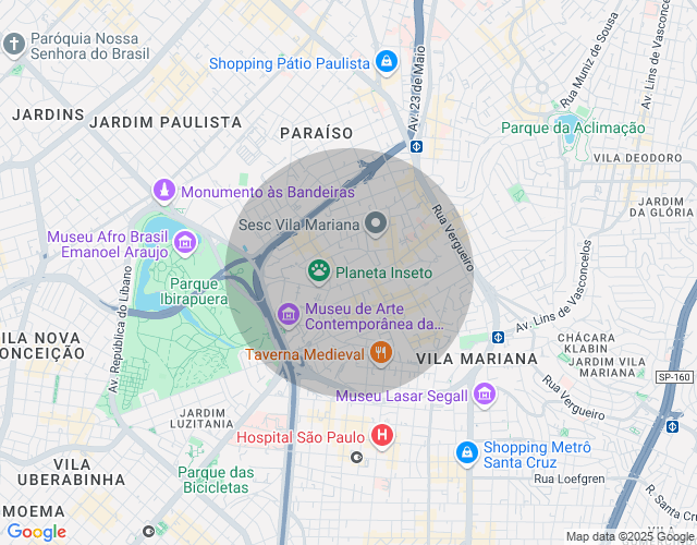 Imóvel no mapa