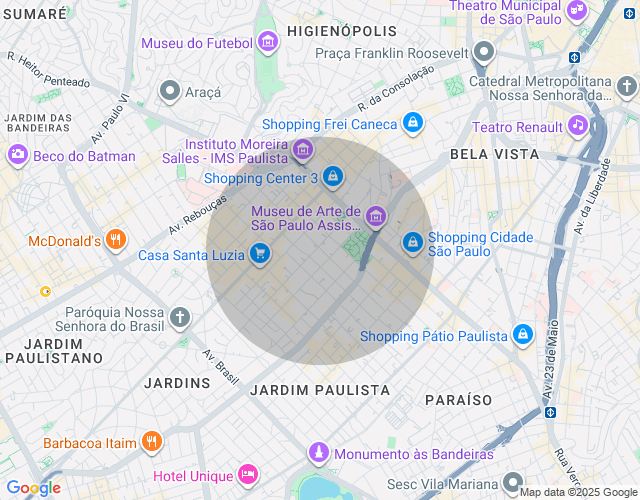 Imóvel no mapa