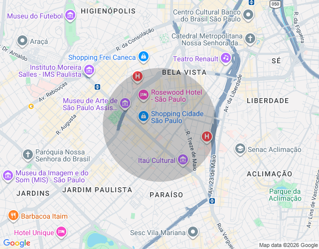 Imóvel no mapa
