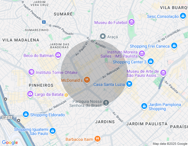 Imóvel no mapa