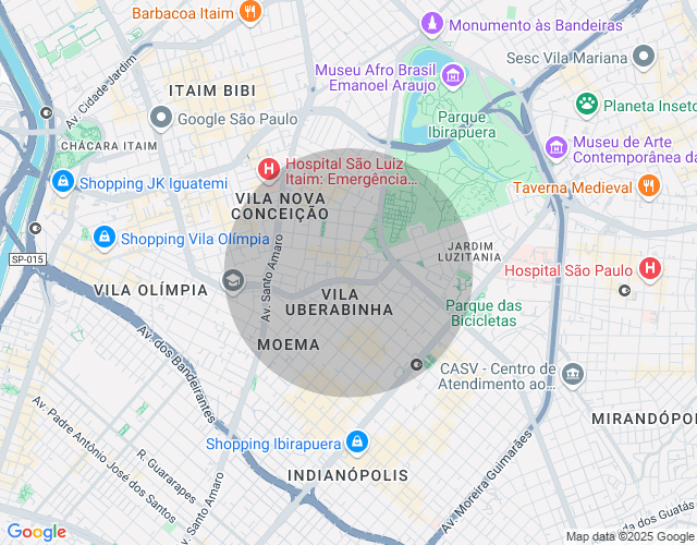 Imóvel no mapa
