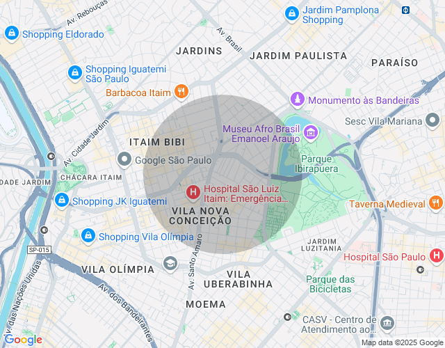Imóvel no mapa