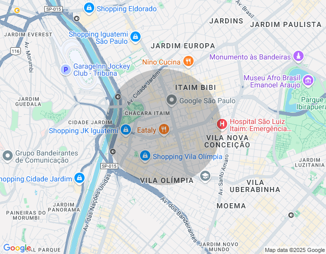 Imóvel no mapa
