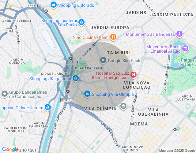 Imóvel no mapa