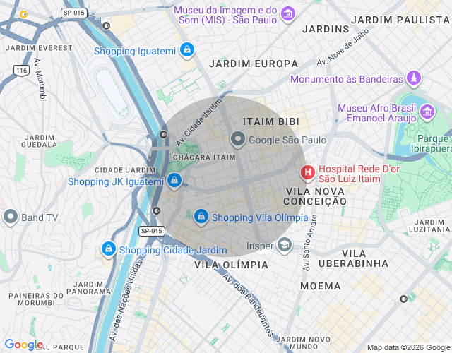 Imóvel no mapa