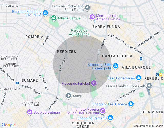 Imóvel no mapa