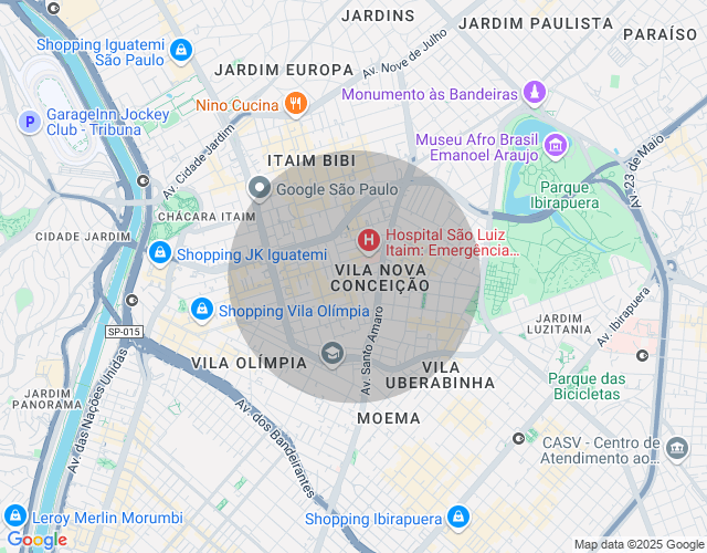 Imóvel no mapa