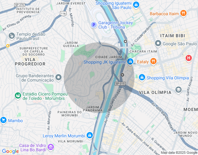 Imóvel no mapa