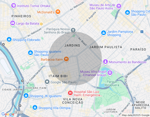 Imóvel no mapa