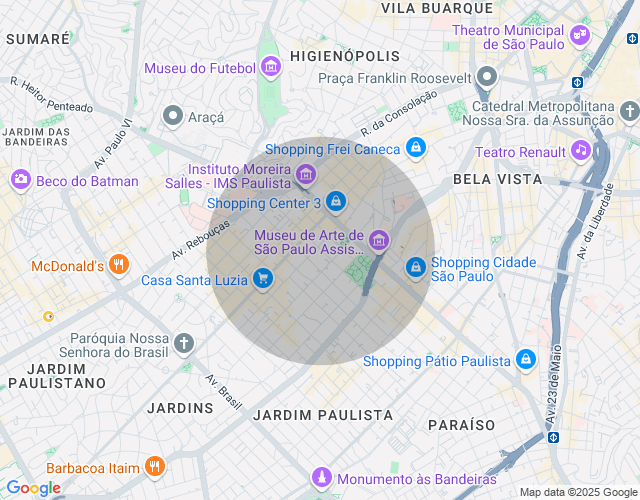 Imóvel no mapa