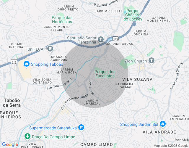 Imóvel no mapa