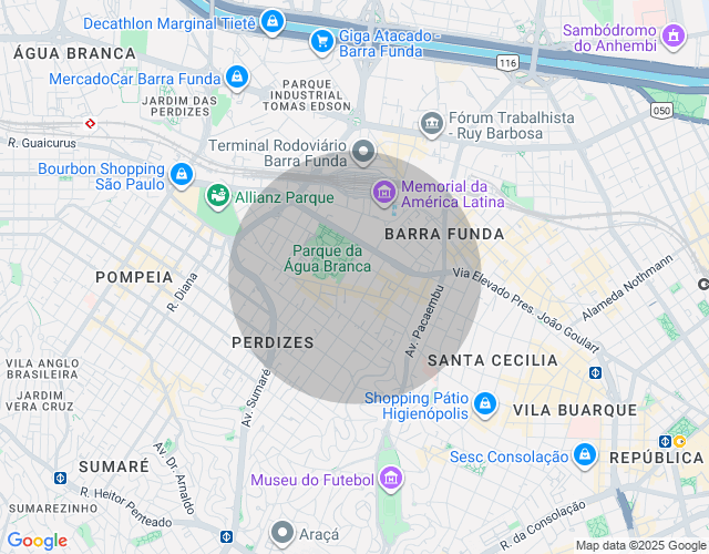 Imóvel no mapa
