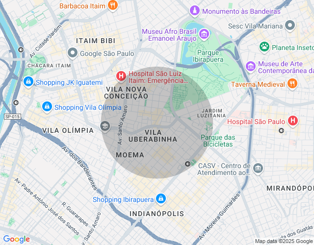Imóvel no mapa