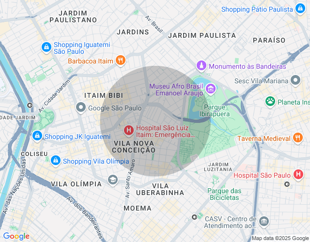 Imóvel no mapa