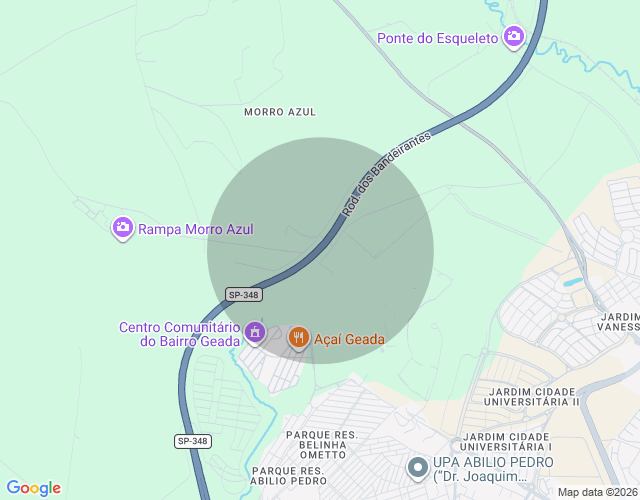 Imóvel no mapa
