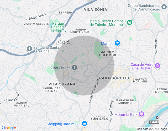 Imóvel no mapa
