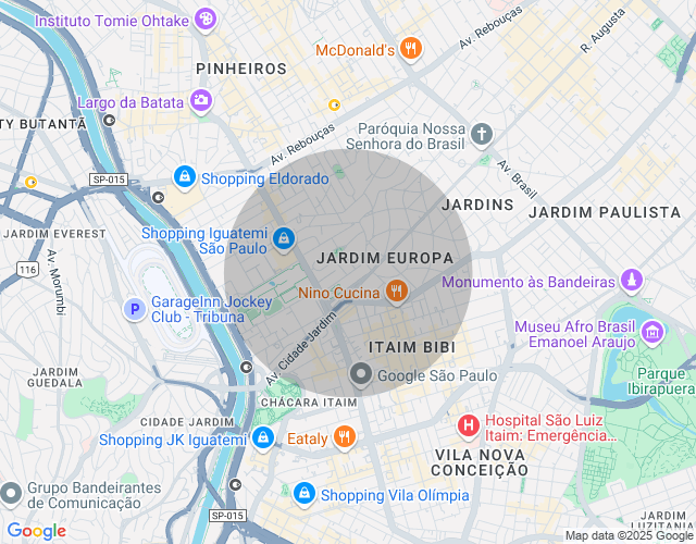Imóvel no mapa