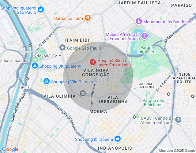 Imóvel no mapa