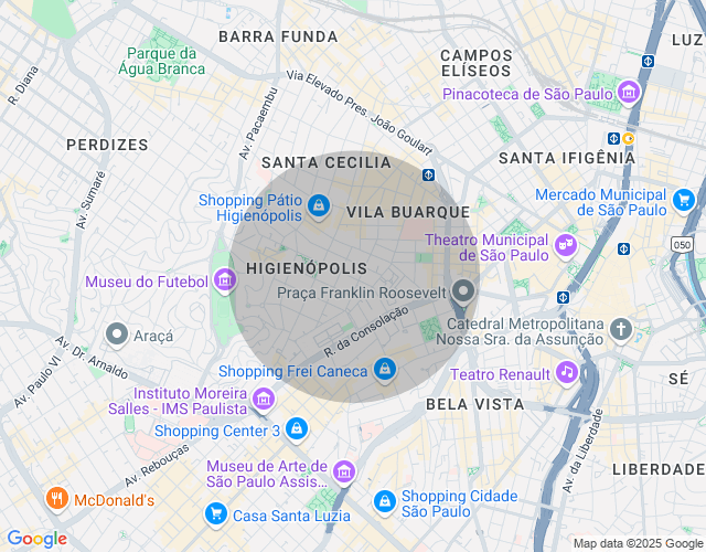 Imóvel no mapa