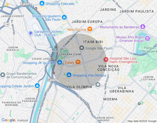 Imóvel no mapa