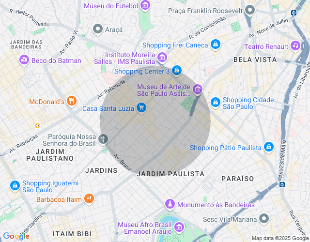 Imóvel no mapa