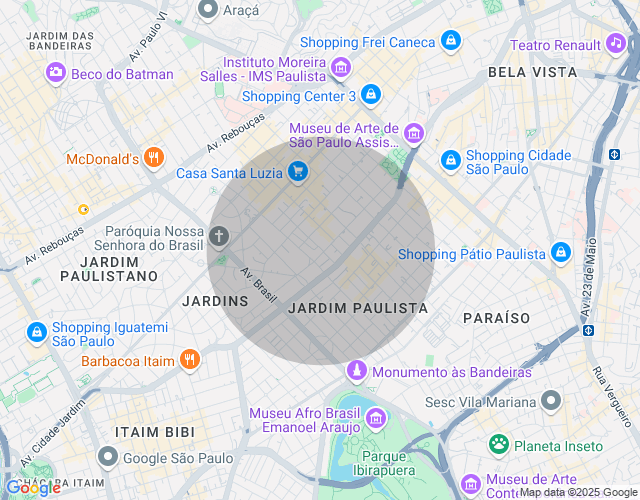 Imóvel no mapa