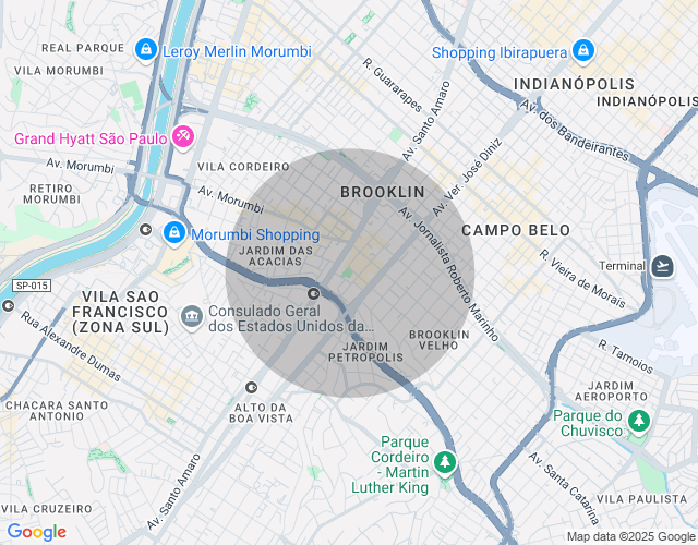 Imóvel no mapa