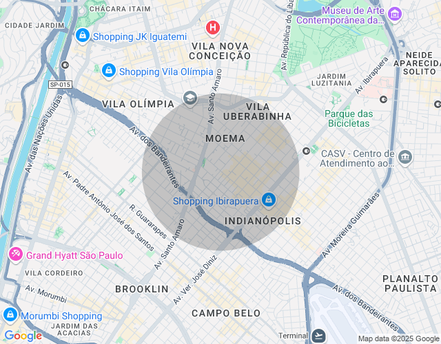 Imóvel no mapa