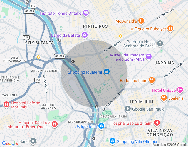 Imóvel no mapa