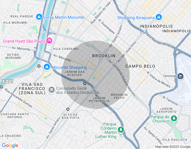 Imóvel no mapa