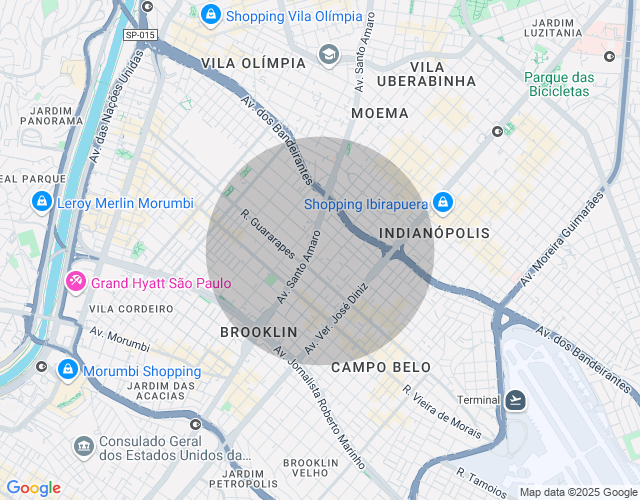 Imóvel no mapa