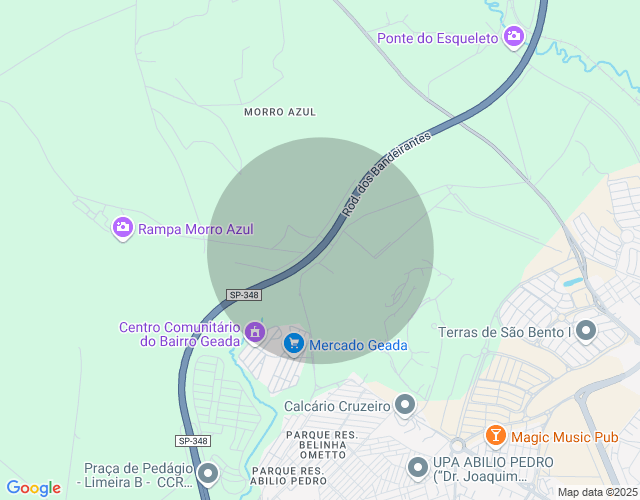 Imóvel no mapa