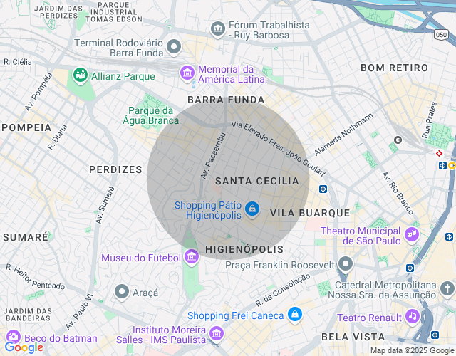 Imóvel no mapa