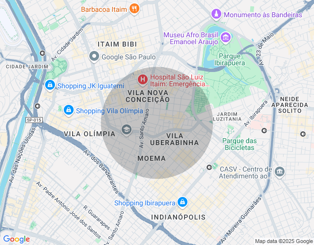 Imóvel no mapa