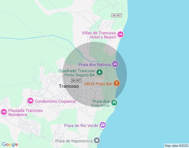 Imóvel no mapa