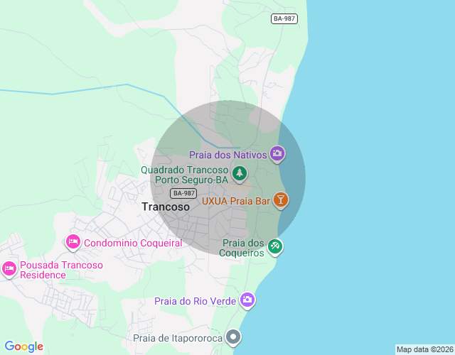 Imóvel no mapa