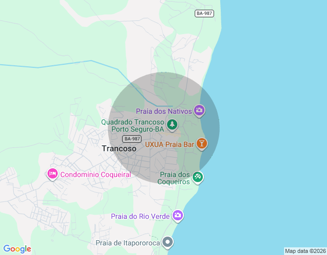 Imóvel no mapa