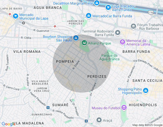 Imóvel no mapa