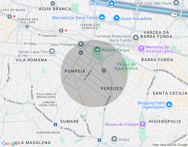 Imóvel no mapa