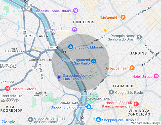 Imóvel no mapa