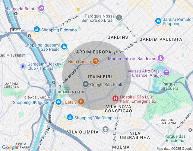 Imóvel no mapa