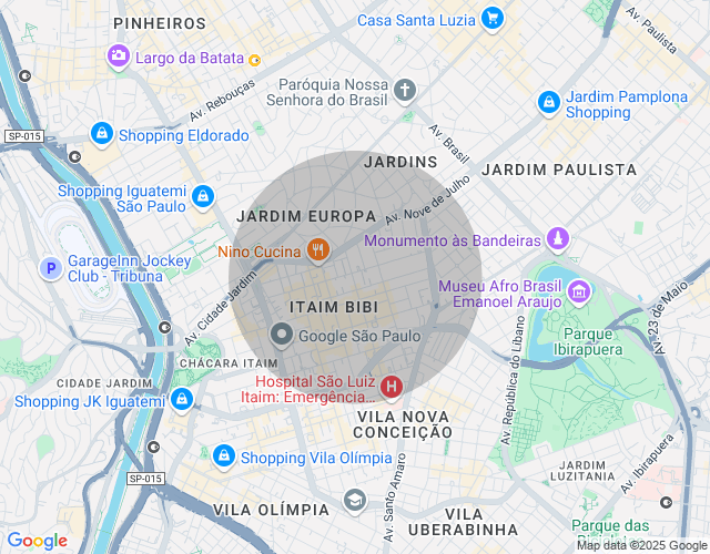 Imóvel no mapa