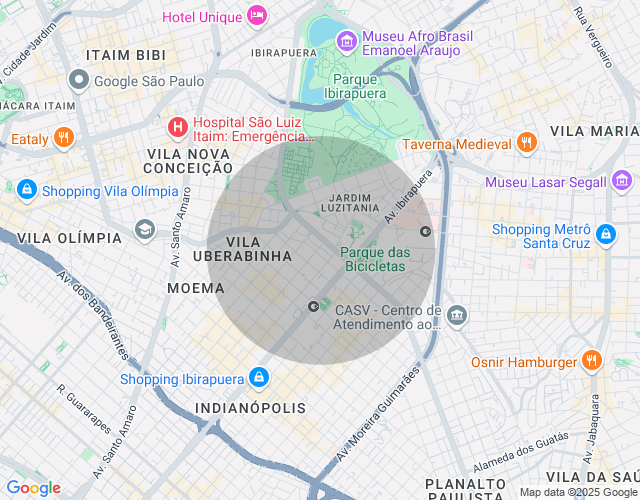 Imóvel no mapa