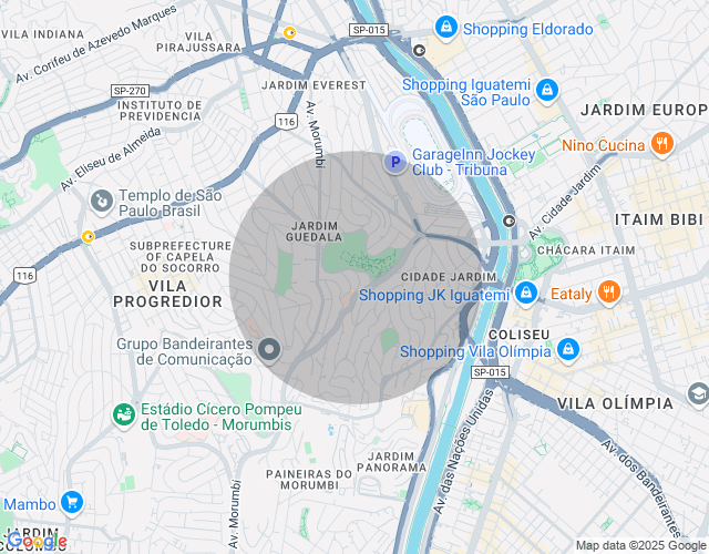 Imóvel no mapa