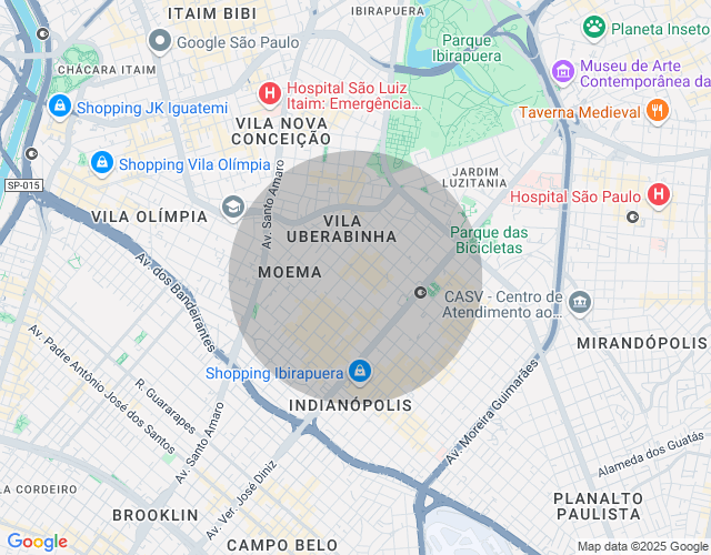 Imóvel no mapa