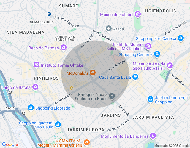 Imóvel no mapa