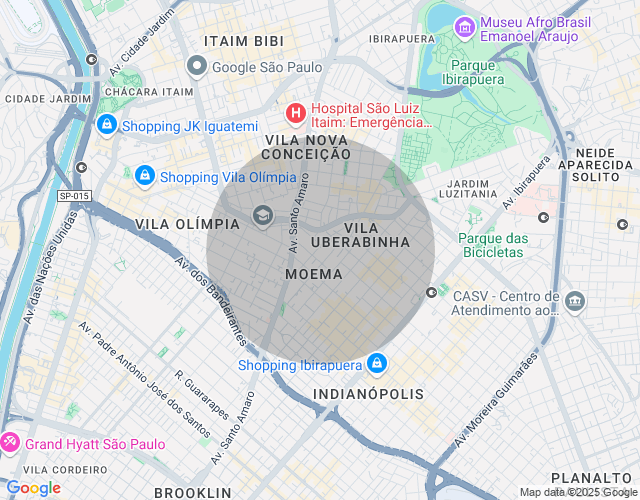 Imóvel no mapa