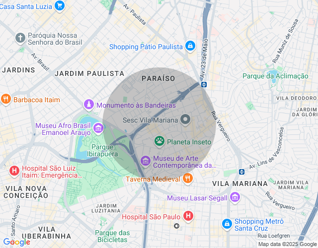 Imóvel no mapa