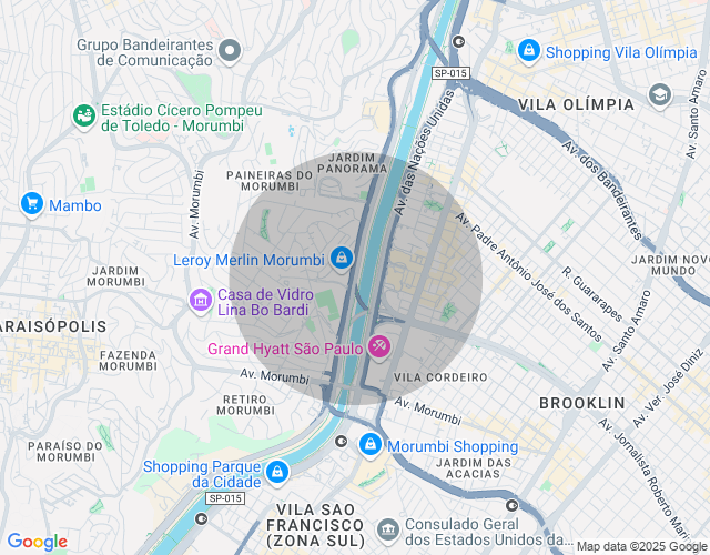 Imóvel no mapa