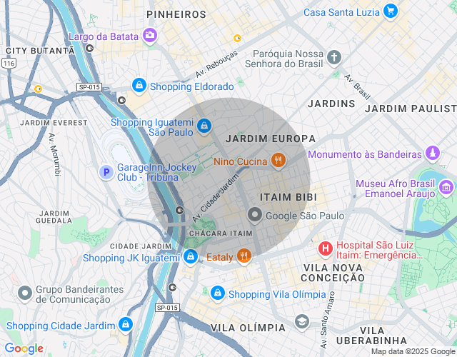 Imóvel no mapa